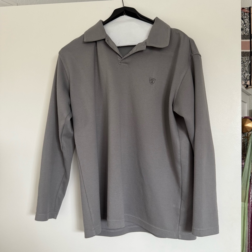Lamborghini Men's Gray Polo Shirt